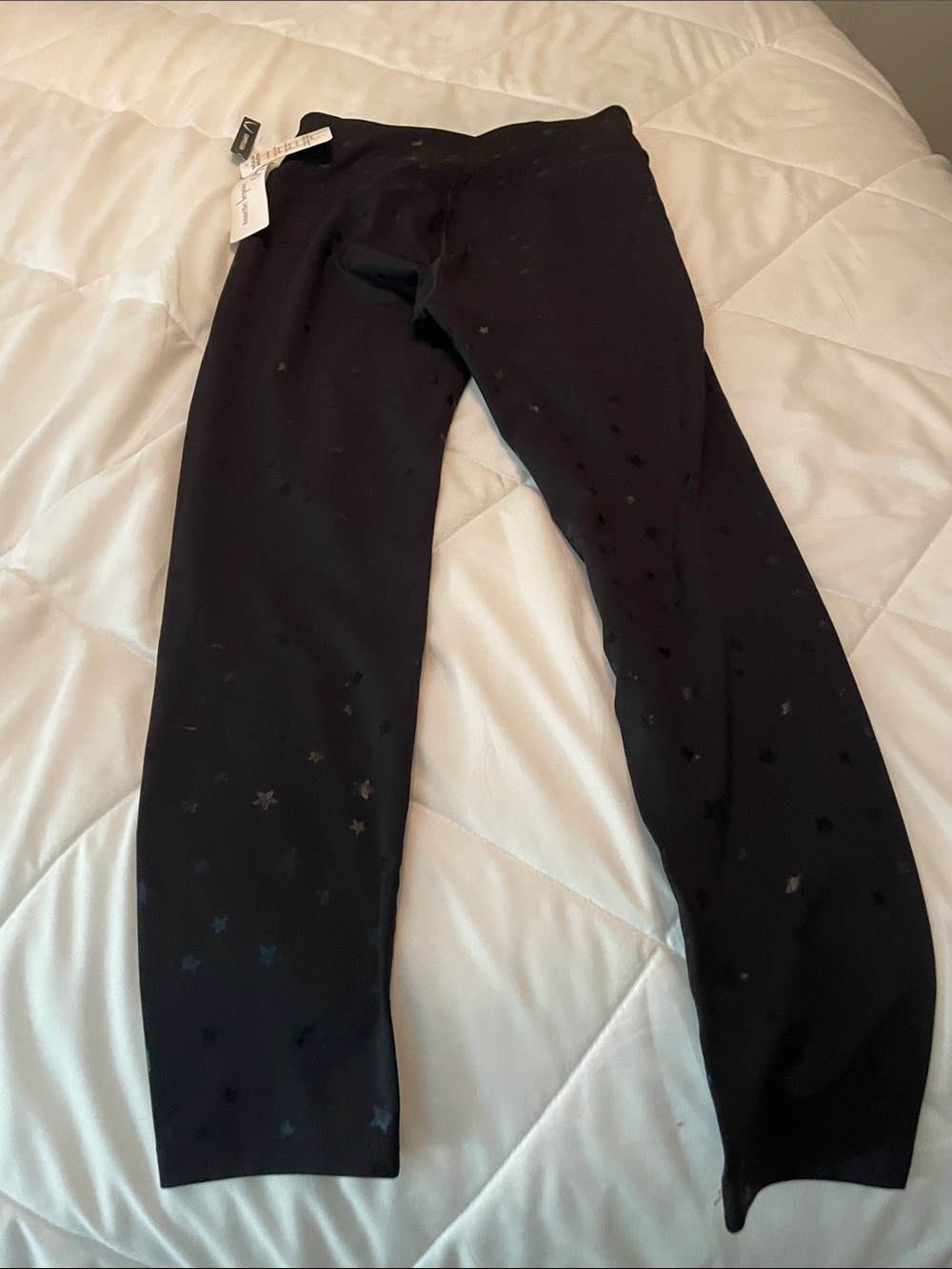 Nanette Lepore Black Star-Print Leggings never worn